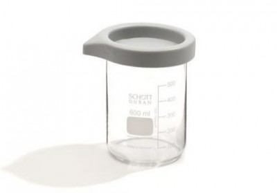 Elmasonic Becherglas mit Deckel Ø 95mm, 600 ml