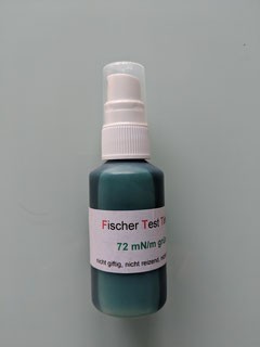 Sprühflasche befüllt mit Testtinte grün, 100 ml